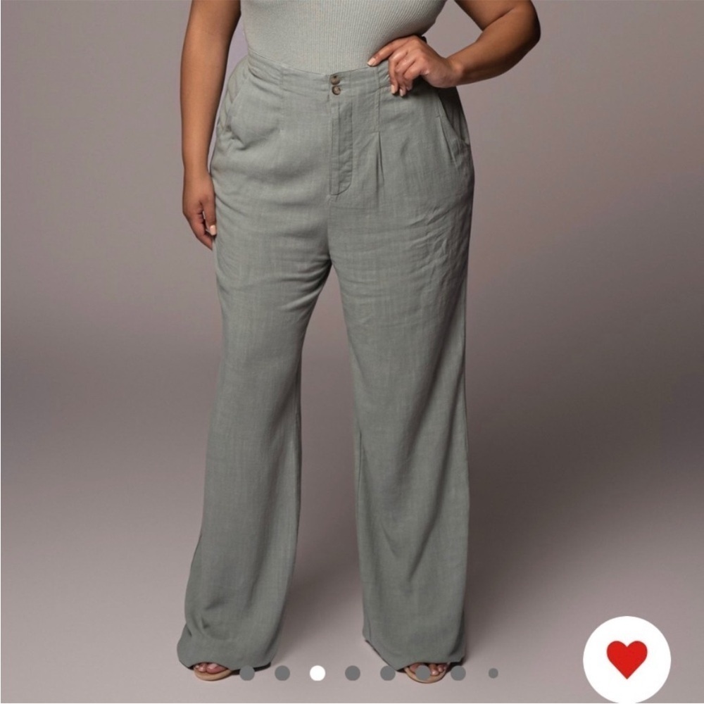 JLUXLABEL Sage Thea Linen Wide Leg Pants - Picture 7 of 16